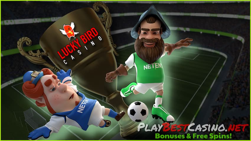 Taruhan olahraga dan eSports di kasino Lucky Bird di portal PlayBestCasino.net di gambar.