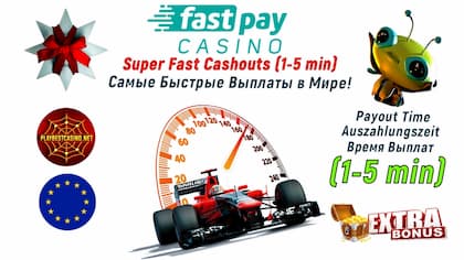 Fast payouts of casino winnings FASTPAY 2024 are shown in the photo.