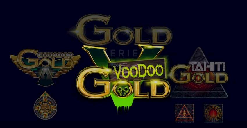 Voodoo Gold otomatê de ji slots Series Gold ji pêşkêşkerê Elk Studios di wêneyê de têne xuyang kirin.