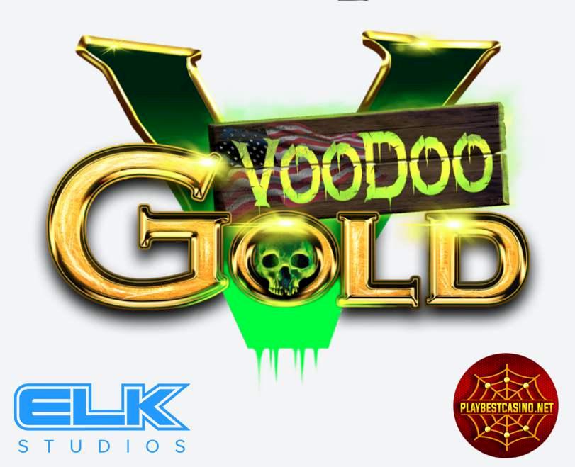 Pêşkêşvanê Casino Elk Studios û makîneya otomatê ya nû Voodoo Gold di wêneyê de ne.