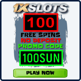 Raske utbetalinger og 150 gratisspinn for alle nye casinospillere 1xSLOTS med kampanjekode 150SLOTS er på bildet.