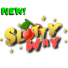 Slotty Way New casino logo playbestcasino.net is on photo.